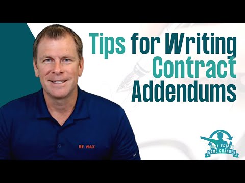 Video: Come Redigere Un Addendum Al Contratto
