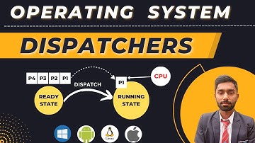 Dispatchers In Operating System | Process Scheduling | Process Management | Operating System