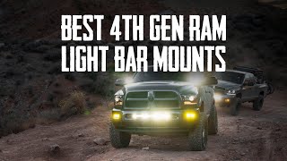 Best 4th Gen Ram LED Light Mounts | 52k Lumens!