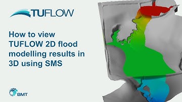3D visualisation of 2D TUFLOW flood modelling results using SMS