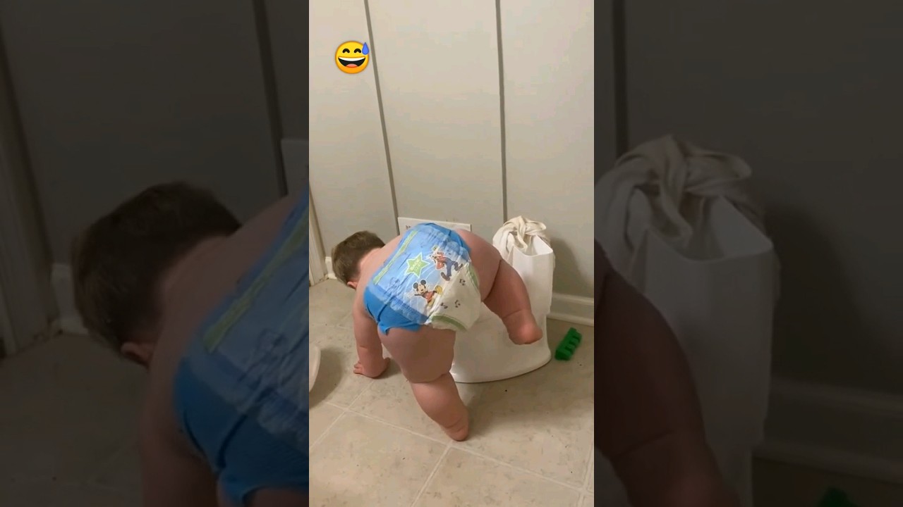 Fat chubby baby trying to sit 😅😂❤️ 