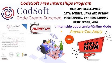 internship🔥 from codesoft in any languages for 1 month or 2 month🖋 as well as wevelopment course.