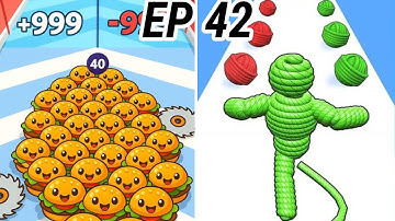 Food Run 🆚 Rope man  🔥💥 ❤️‍🔥All Levels unlocked speed Run iOS Android Max Level 42