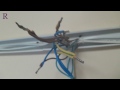 Электро проводка в коробе (офисный вариант) стройка