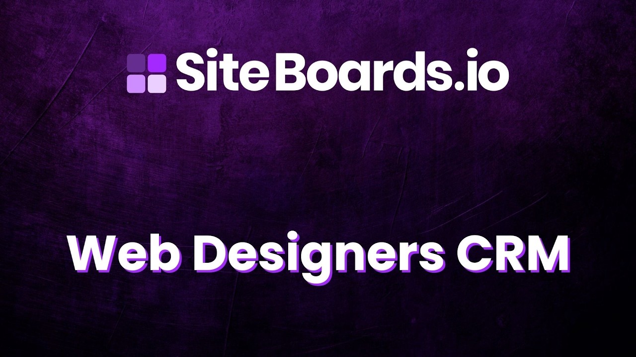 A CRM Built for Web Designers, Not Salespeople