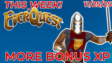 Meer bonus-XP, lanceringsdata en nieuwe EverQuest-spullen - Deze week in EverQuest - 25-11-25