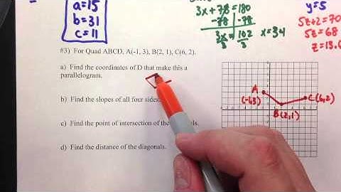Geometry Notes 6-1 Parallelograms Part 2