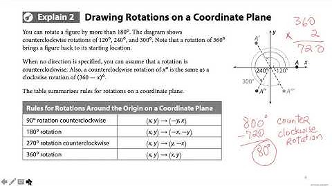 Geometry - 2.3 - Rotations