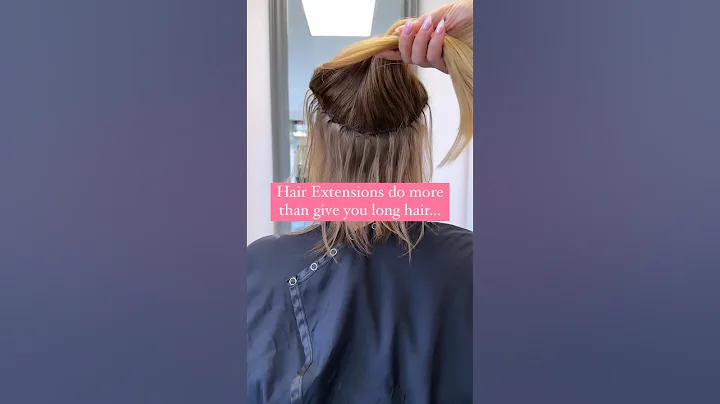 This is how hair extensions can provide solutions for hair hair loss #hairextensions #haireducation