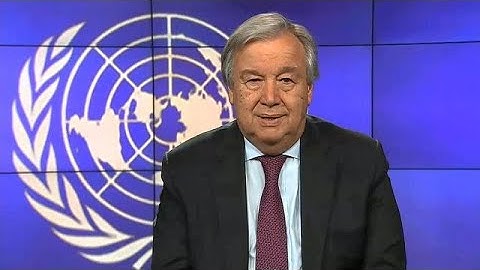 UN Chief to the World Health Assembly