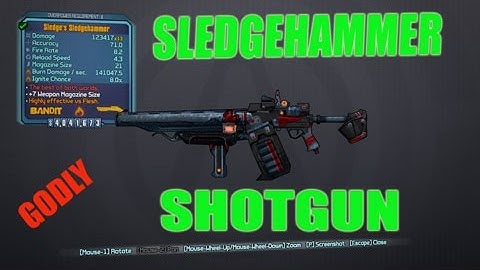 Borderlands 2 Modded Weapon Review (Sledgehammer) (Community Patch)