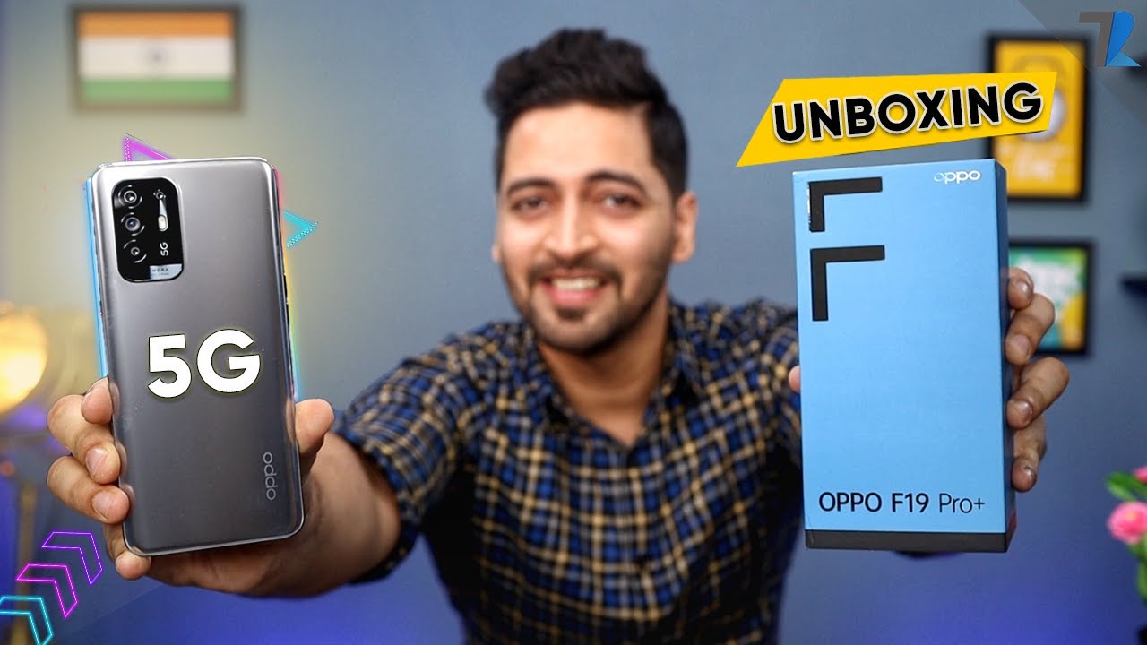 OPPO F19 Pro+ 5G - Unboxing & Hands On | Dimensity 800U | Amoled | Ultra Night Video | 50W Charging