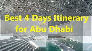 Discover Abu Dhabi, UAE 🇦🇪 charm: Ultimate 4-day travel guide | Top3Videos