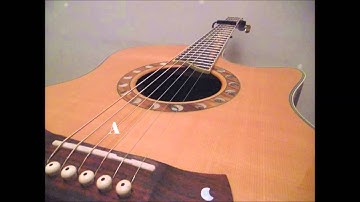 Tuning Video. Standard Guitar Tuning with Capo on 7th fret (B, E, A, D, F#, B)