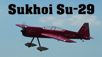 Sukhoi Su-29 | aerobatic RC airplane | 4K | Halenkovice 2022