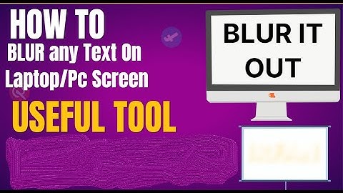 How to blur anything from the screen while recording, Using Blur It out Chrome Extension.