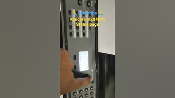 kyocera m2040dn status page #shorts #printer #viral