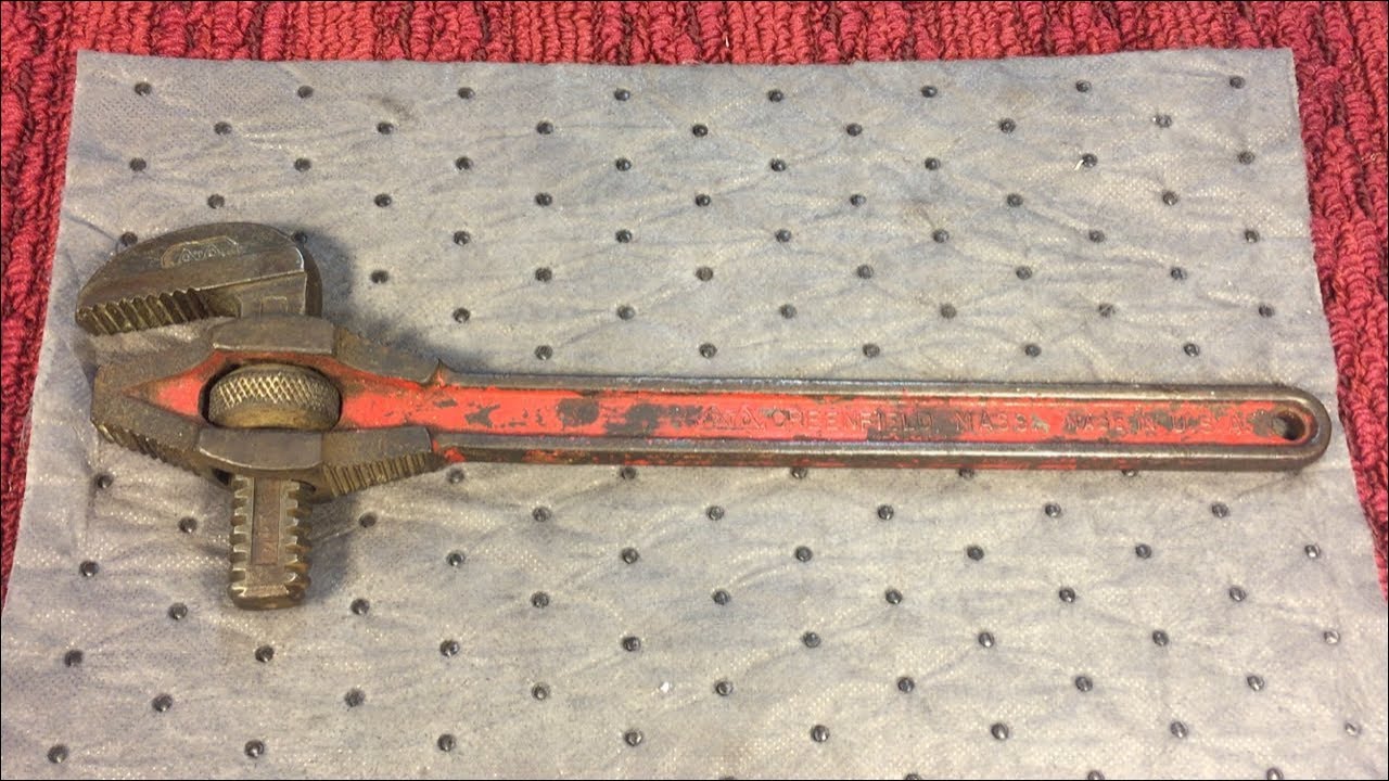 1913 Little Giant 4Way Pipe Wrench Restoration YouTube