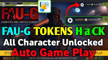 FAU-G h@ck | All Character Unlocked | Auto Game Play | faug tokens h@ck | Auto Clicker | coins h@ck