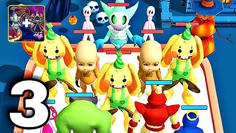 Halloween Monster Merge Master - Walkthrough Part 3 Levels 31-55 Infinite Coin- Android ios Gameplay