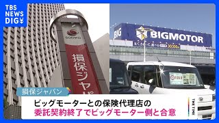 損保ジャパン　ビッグモーターと代理店委託契約終了で合意｜TBS NEWS DIG