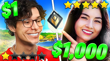 $1 vs $1000 Valorant Coach!