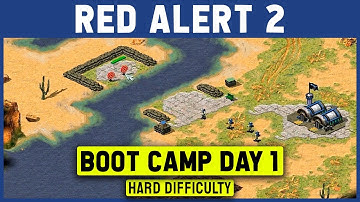 Red Alert 2 - Boot Camp - Day 1 - Hard Difficulty (Tutorial Mission) - 1920x1080
