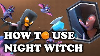 How to Use & Counter Night Witch | Clash Royale
