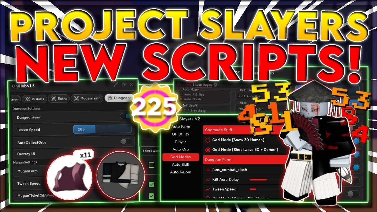 The Best Project Slayers Scripts GUI - SylveonHub & OniHub