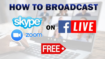 OBS Tutorial: How to Broadcast Skype / Zoom Webinar Live on Facebook for FREE! - Ali Shuja Classroom
