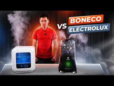 видео: Сравнение ультразвуковых увлажнителей воздуха - Electrolux EHU-3910D и Boneco U700. Кто влажнее?