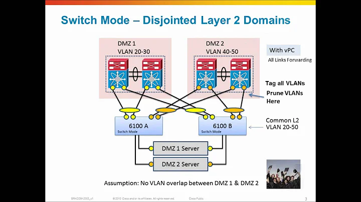 Cisco UCS Networking, Disjointed L2 Domains