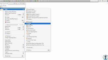Eclipse Criando um novo projeto