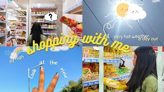 Hostel Life monthly Grocery Shopping/ Explore  Together!#shopping vlog