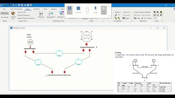 Power Flow analysis using Power World simulator
