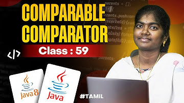 Java Programming 2025 | Ep 59  | Comparable and Comparator in Java  |  in தமிழ்