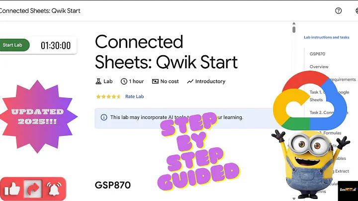 Connected Sheets: Qwik Start || GSP870|| #gsp870 #solutions #qwikstart #googlecloud [With Explained]