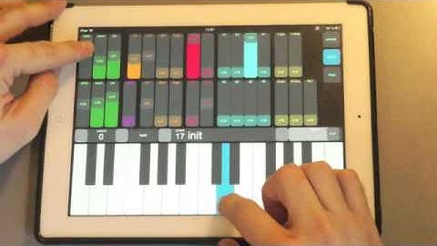 Phawuo synth for iPad - first demo video