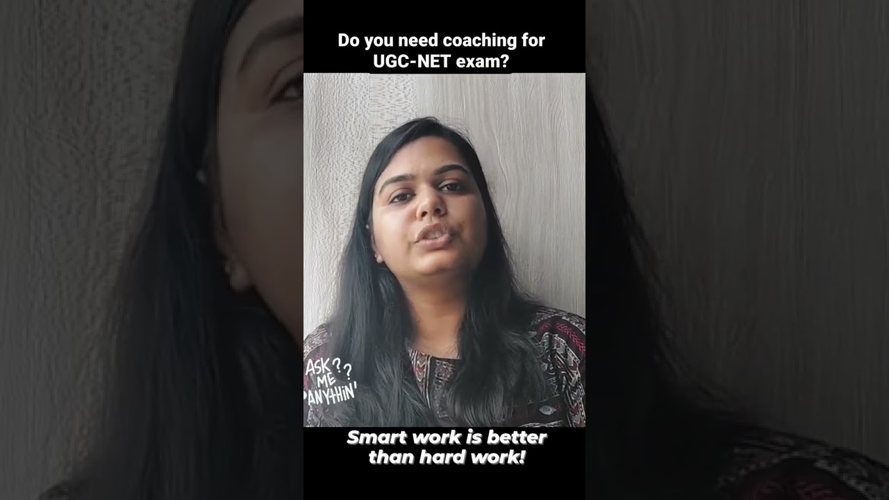 Do you need coaching for UGC-NET exam?