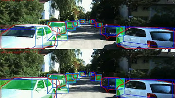 monocular 3D bounding box model combined with YOLOv8 for semantic segmentation results