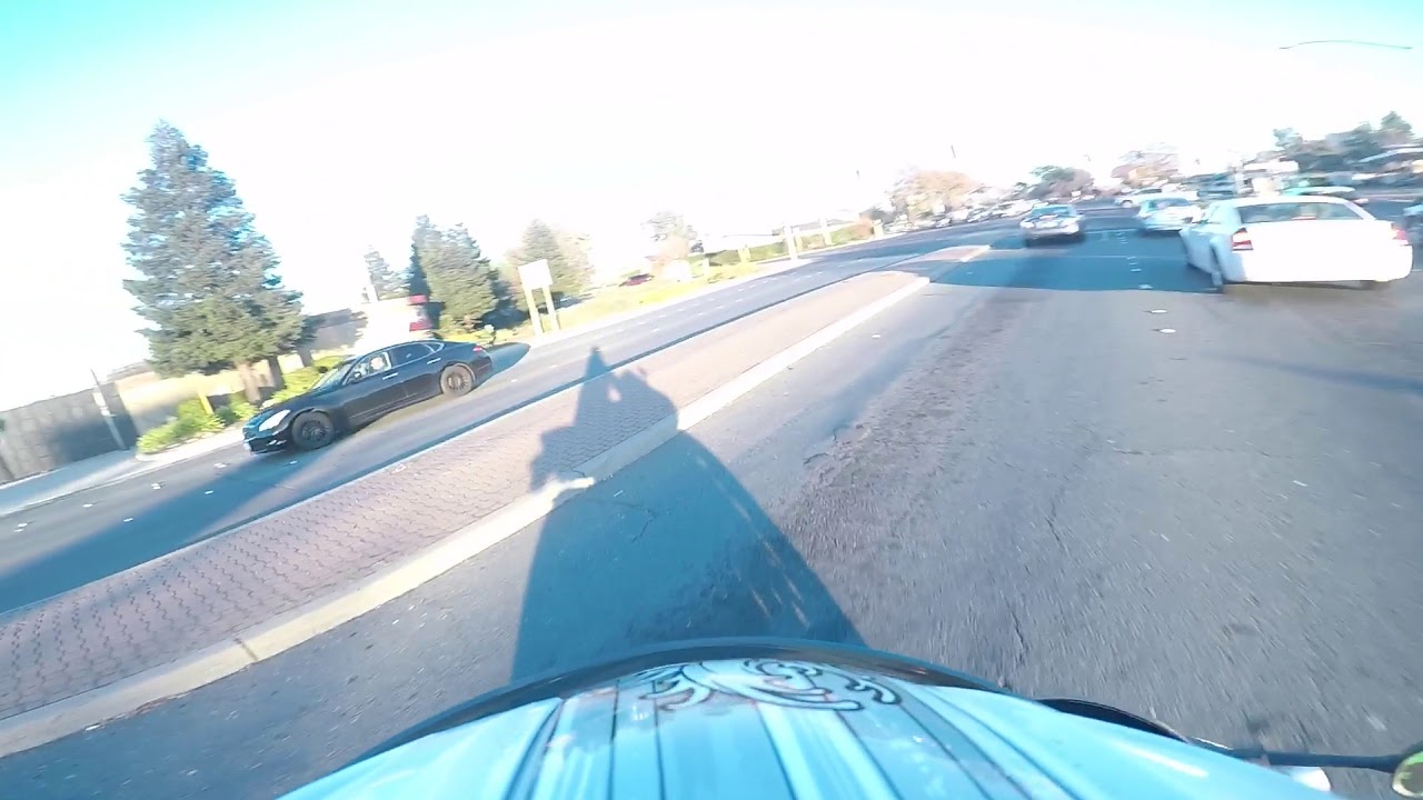 Idiot driver vs biker - YouTube