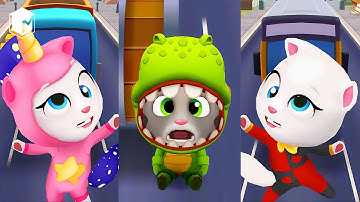 Talking Tom Gold Run - All Best Funny Fails & Falls Moments Compilation 😃🤪🤯