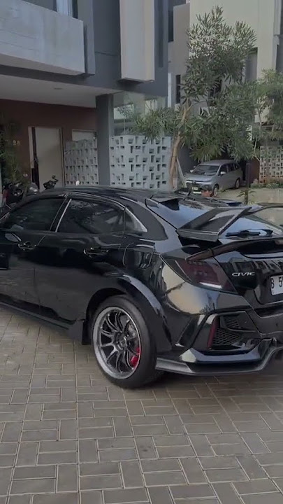 sih hitam dengan segala cakepnya🔥✨#hondacivictyper #turbo #civic
