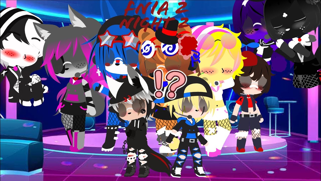 Me surviving Fnia 2 night 2 (Gacha Fnia)