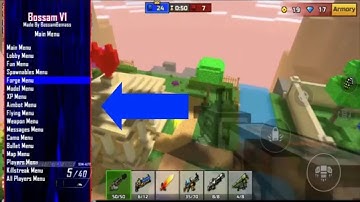 pixel gun 3D mod menu for free (15.2.3