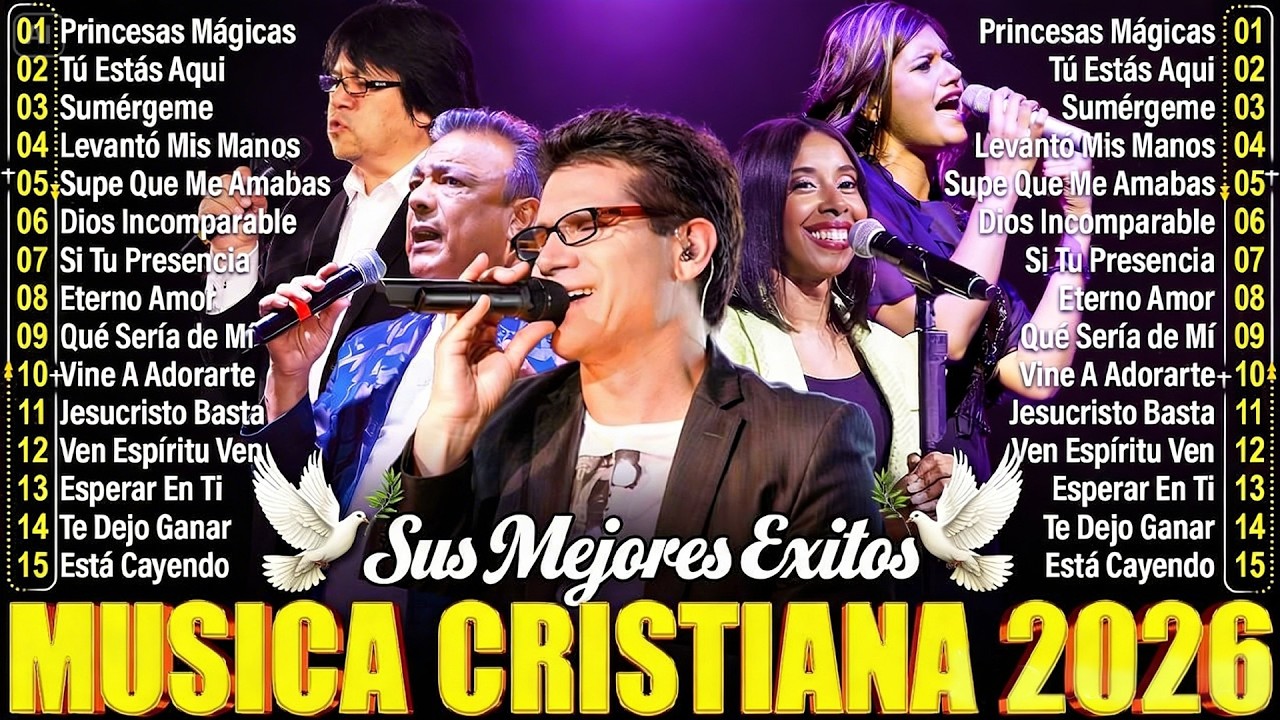 Mix Jesús Adrián Romero, Lilly Goodman, Marcela Gandara || Las Mejores Canciones de Música Cristiana