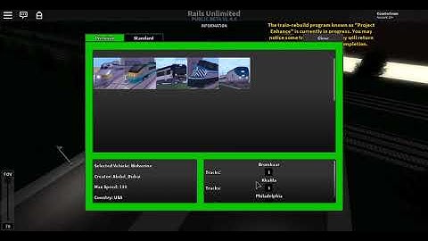 ROBLOX Rails Unlimited - How To Spawn A Train