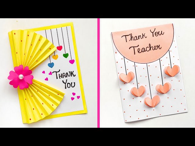 Homemade Thank You Teacher Card Ideas