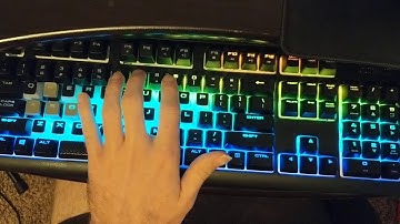 RGB Keyboard Spectograph (Corsair Effects Engine)