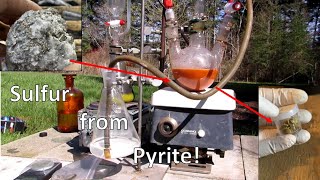 Isolating Sulfur From Fools D Iron Pyrite